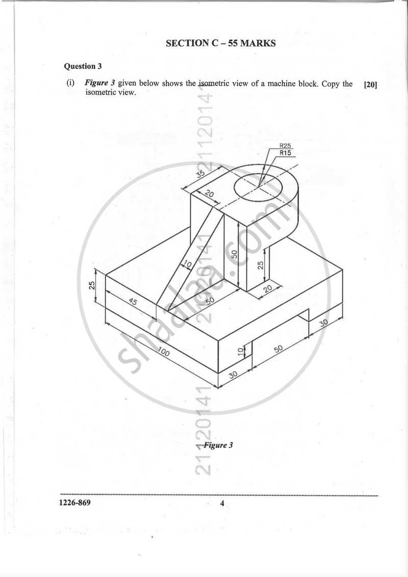 Geometrical and Mechanical Drawing 2025-2026 - I.S.C. - ISC Class 12 - CISCE (Council for the Indian School Certificate Examinations) question paper with PDF download