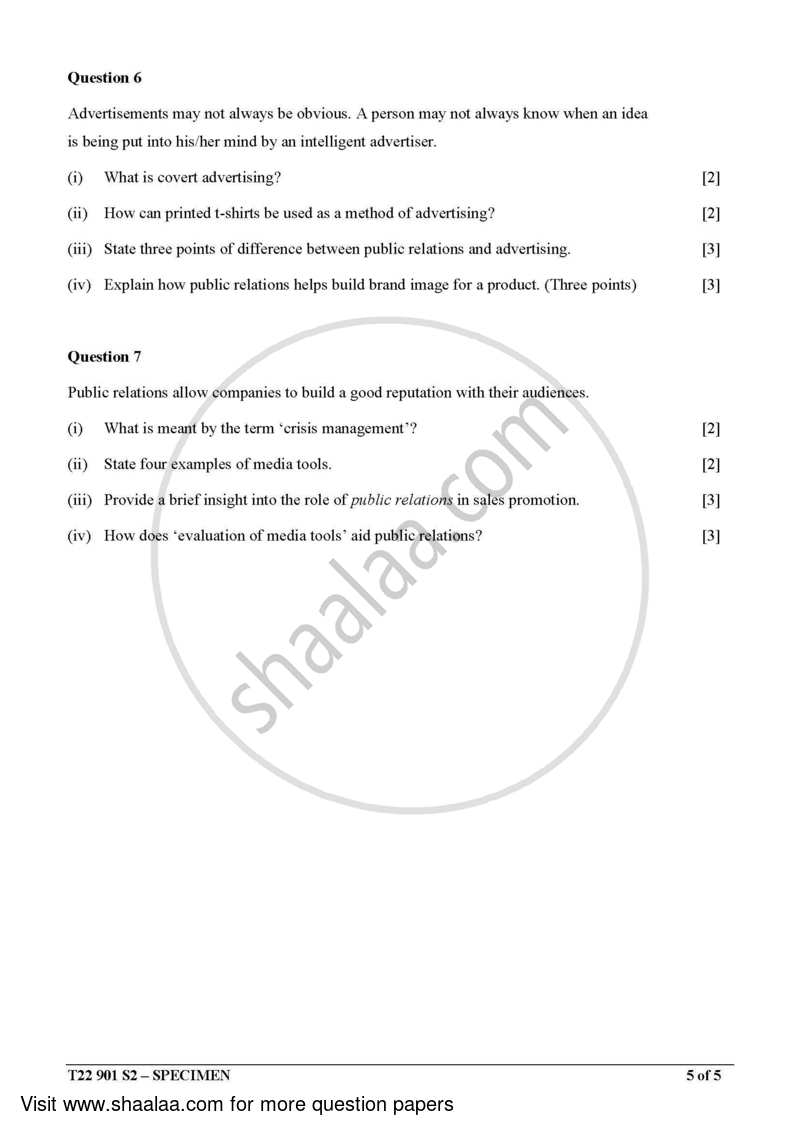 Mass Media and Communication 2021-2022 ICSE Class 10  - CISCE (Council for the Indian School Certificate Examinations) question paper with PDF download