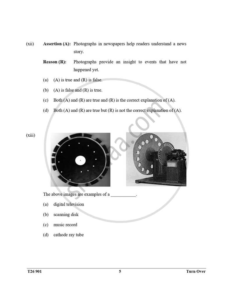 Mass Media and Communication 2025-2026 ICSE Class 10 - CISCE (Council for the Indian School Certificate Examinations) question paper with PDF download