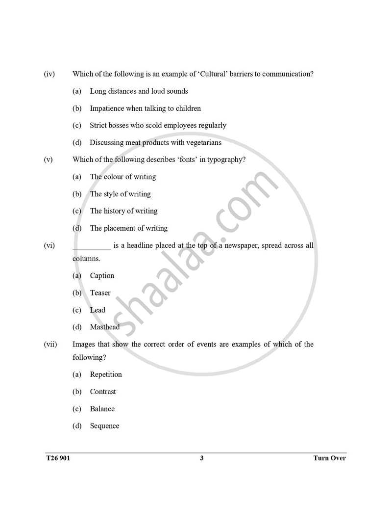 Mass Media and Communication 2025-2026 ICSE Class 10 - CISCE (Council for the Indian School Certificate Examinations) question paper with PDF download
