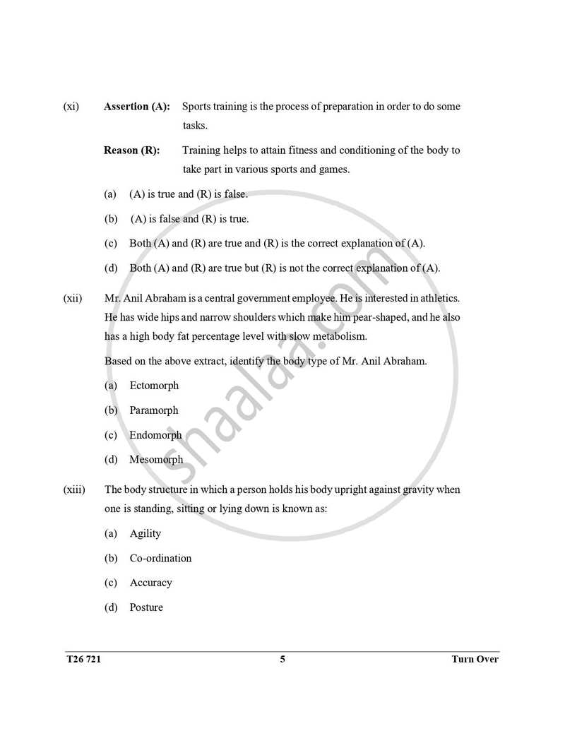 Physical Education 2025-2026 ICSE Class 10 - CISCE (Council for the Indian School Certificate Examinations) question paper with PDF download
