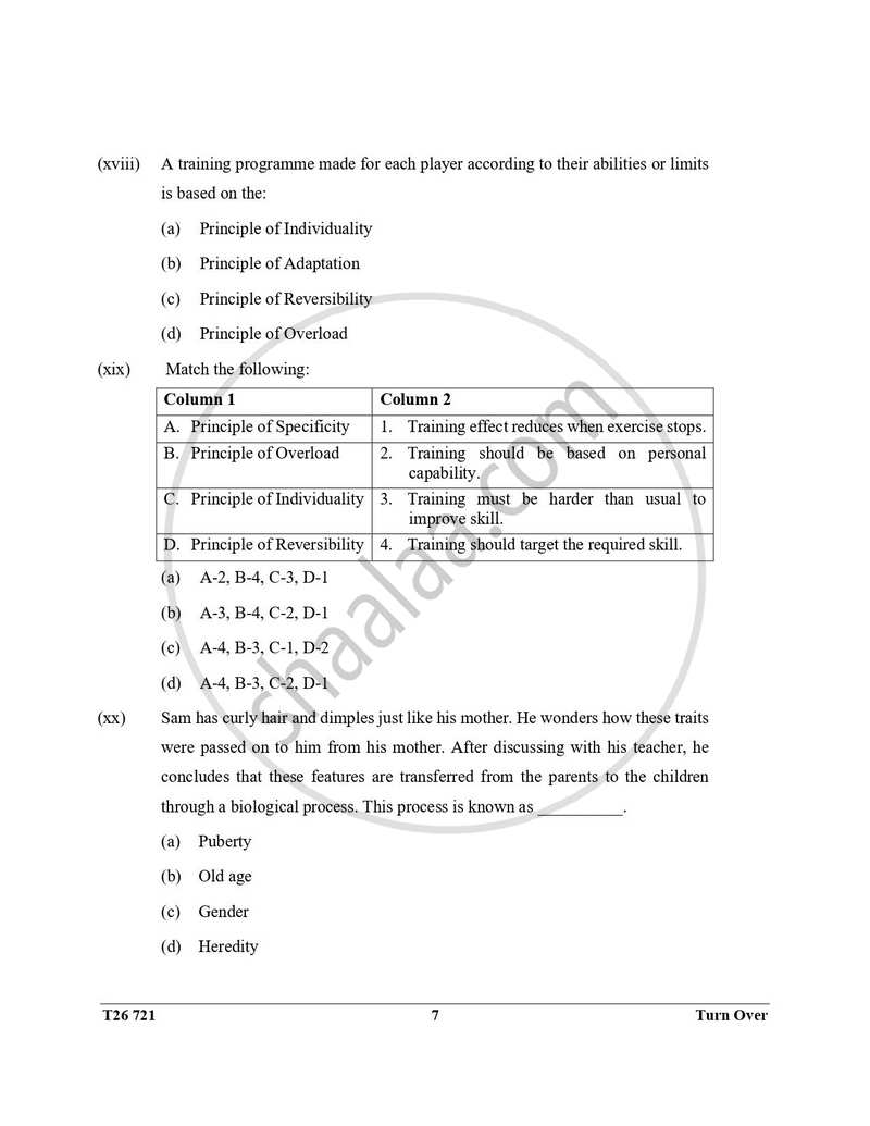 Physical Education 2025-2026 ICSE Class 10 - CISCE (Council for the Indian School Certificate Examinations) question paper with PDF download