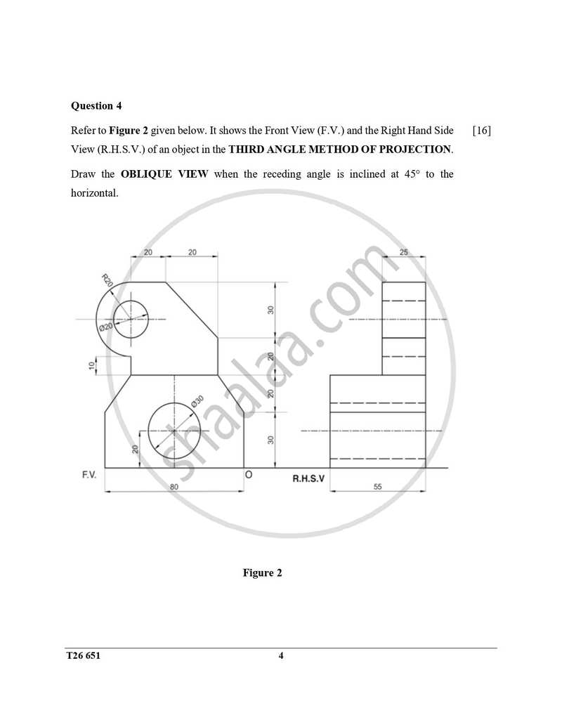 Technical Drawing Applications 2025-2026 ICSE Class 10 - CISCE (Council for the Indian School Certificate Examinations) question paper with PDF download