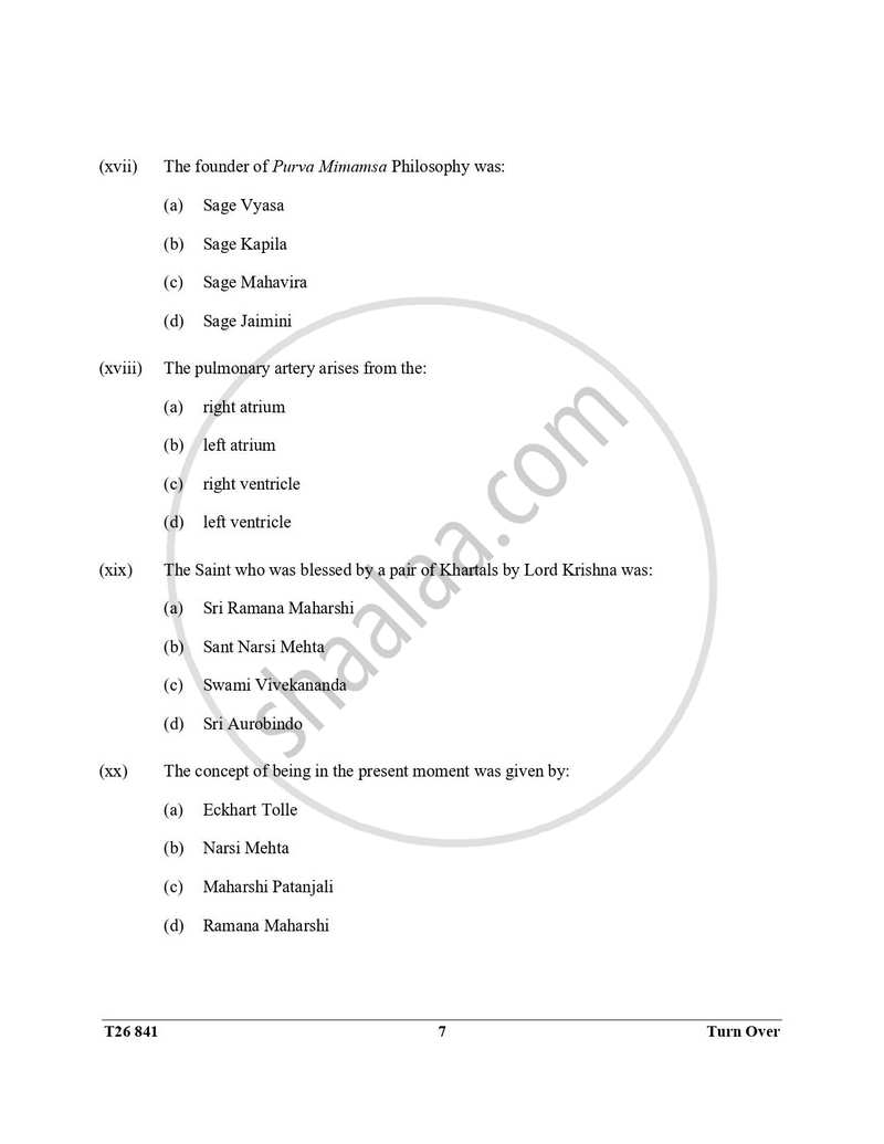 Yoga 2025-2026 ICSE Class 10 - CISCE (Council for the Indian School Certificate Examinations) question paper with PDF download