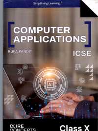 Rupa Pandit Solutions for Computer Applications [English] Class 10 ICSE - Shaalaa.com