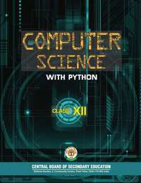CBSE Solutions for Computer Science with Python [English] Class 12 - Shaalaa.com