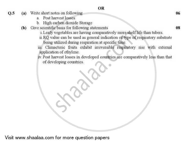 Controlled and Modified Atmosphere Storage Engineering 2012-2013 - B.E. - Semester 7 (BE Fourth Year) - Gujarat Technological University (GTU) question paper with PDF download