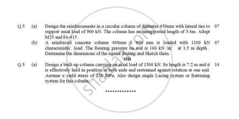 Design of Environmental Structure 2012-2013 - B.E. - Semester 4 (SE Second Year) - Gujarat Technological University (GTU) question paper with PDF download
