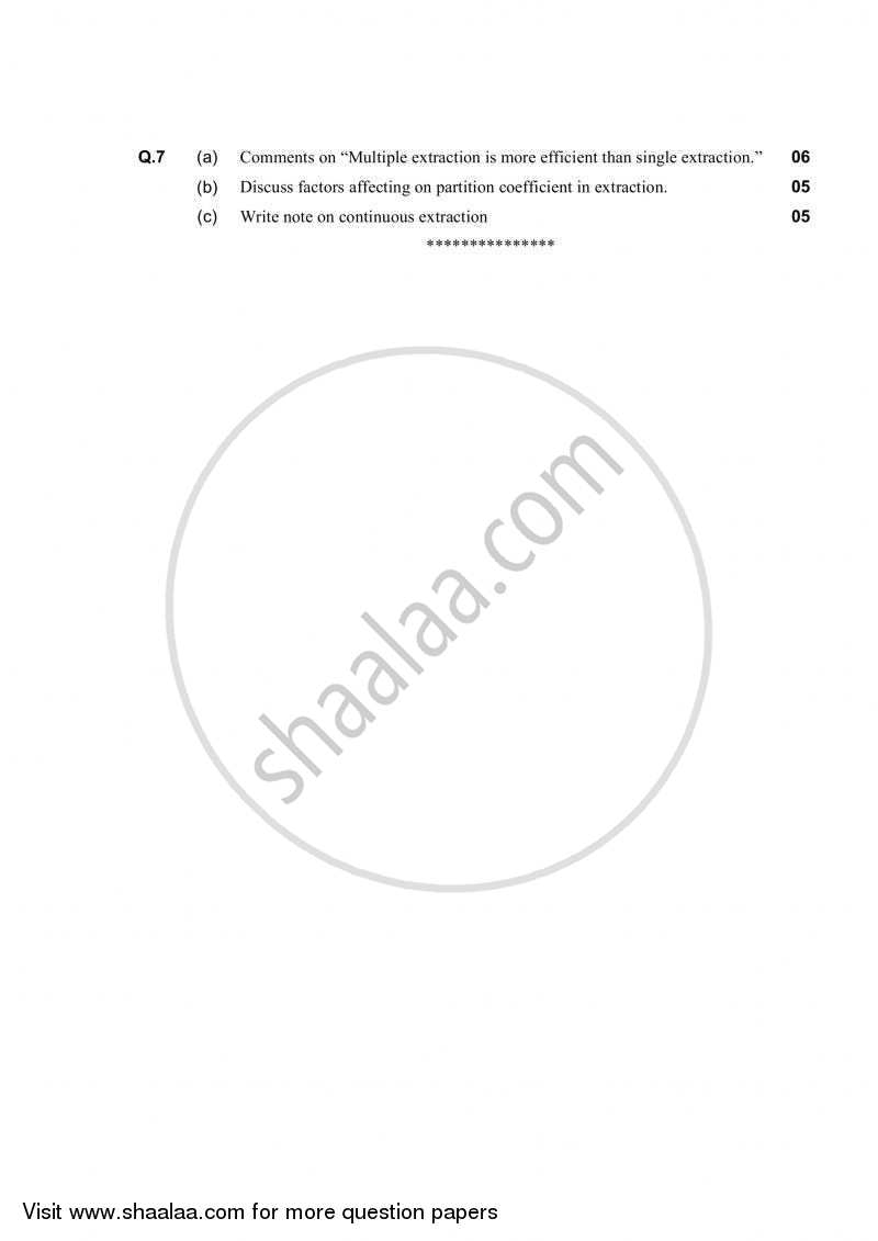 Pharmaceutical Analysis 1 2010-2011 - B.Pharm. - Semester 3 - Gujarat Technological University (GTU) question paper with PDF download