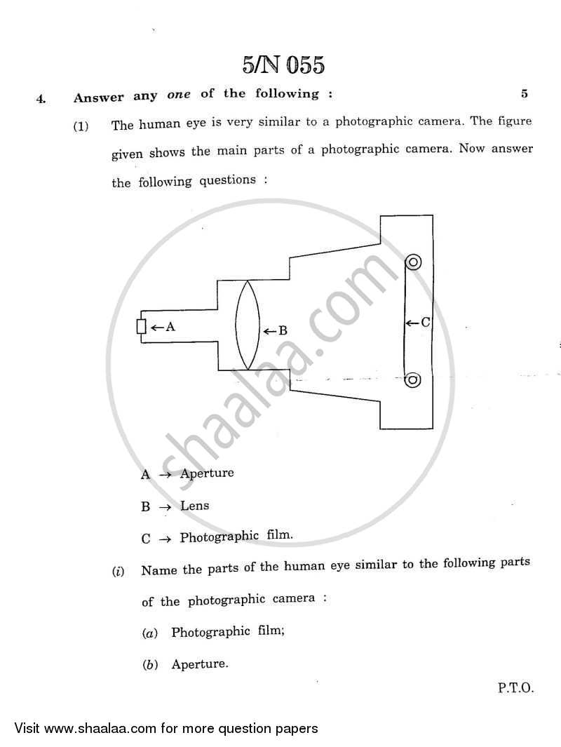 Science and Technology 1 2011-2012 - S.S.C - 10th Standard - Maharashtra State Board (MSBSHSE) question paper with PDF download