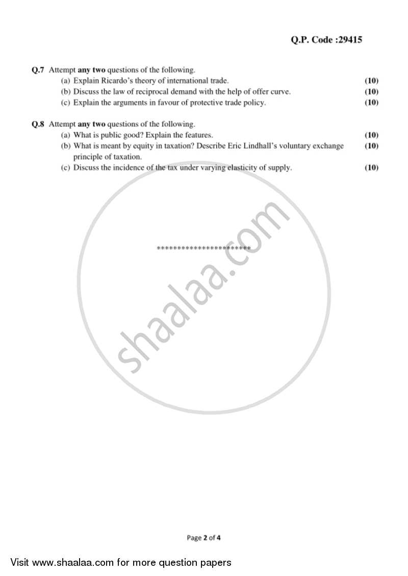 Advanced Economic Theory 2017-2018 - B.A. - 3rd Year (TYBA) - University of Mumbai question paper with PDF download