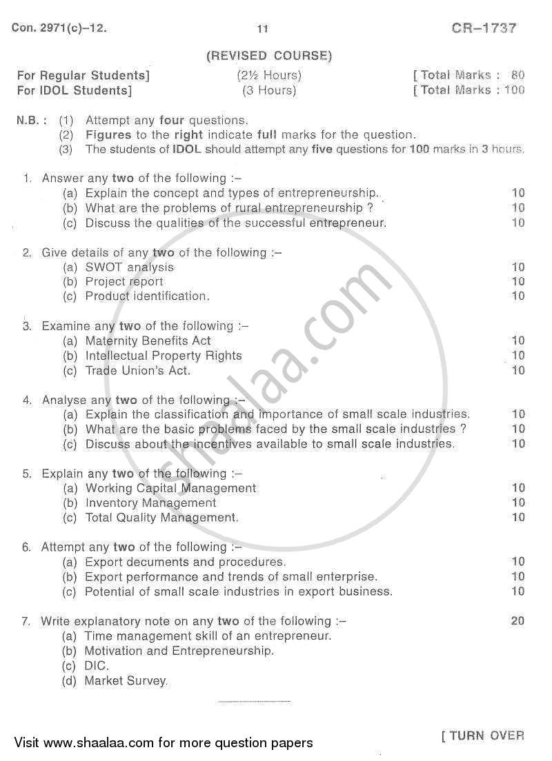 Computer Applications to Economic Analysis 2011-2012 - B.A. - Semester 5 (TYBA) - University of Mumbai question paper with PDF download