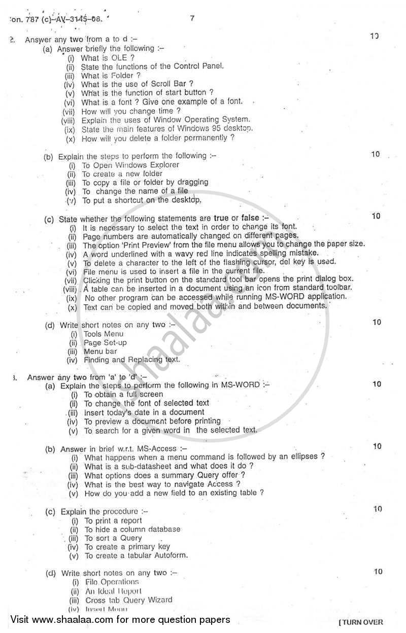 Entrepreneurship and Small Industrial Management 2007-2008 - B.A. - Semester 6 (TYBA) - University of Mumbai question paper with PDF download