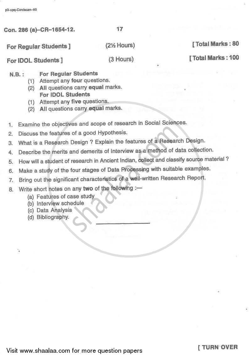 General Knowledge and Current Affairs 2011-2012 - B.A. - Semester 6 (TYBA) - University of Mumbai question paper with PDF download