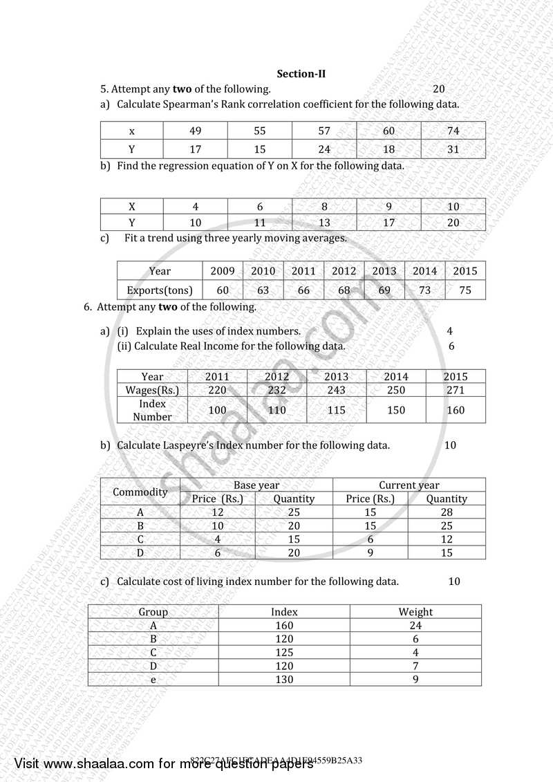 Research Methodology 2016-2017 - B.A. - 3rd Year (TYBA) - University of Mumbai question paper with PDF download