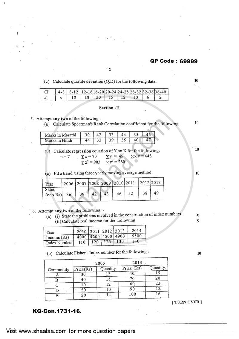Research Methodology 2016-2017 - B.A. - 3rd Year (TYBA) - University of Mumbai question paper with PDF download