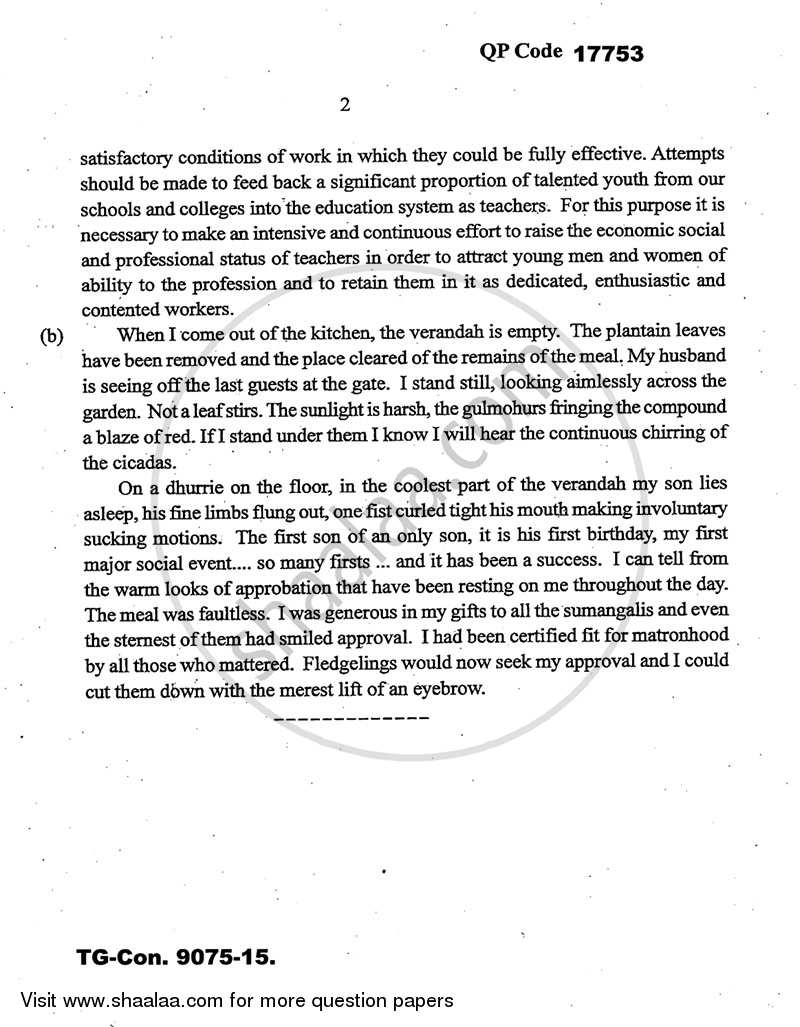 Theory and Practice of Translation 2014-2015 - B.A. - 3rd Year (TYBA) - University of Mumbai question paper with PDF download