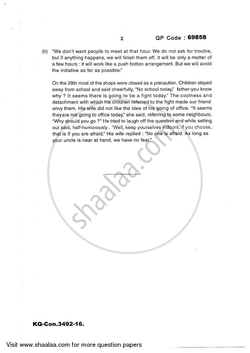 Theory and Practice of Translation 2016-2017 - B.A. - 3rd Year (TYBA) - University of Mumbai question paper with PDF download