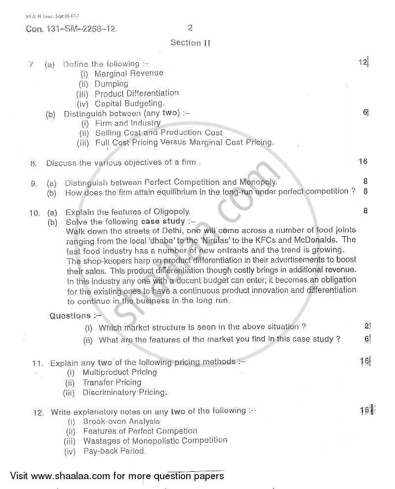 Business Economics 3 2012-2013 - B.Com. - 3rd Year (TYBcom) - University of Mumbai question paper with PDF download