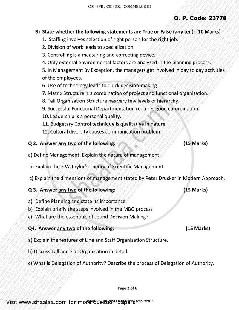 Commerce 3 2017-2018 - B.Com. - Semester 3 (SYBcom) - University of Mumbai question paper with PDF download