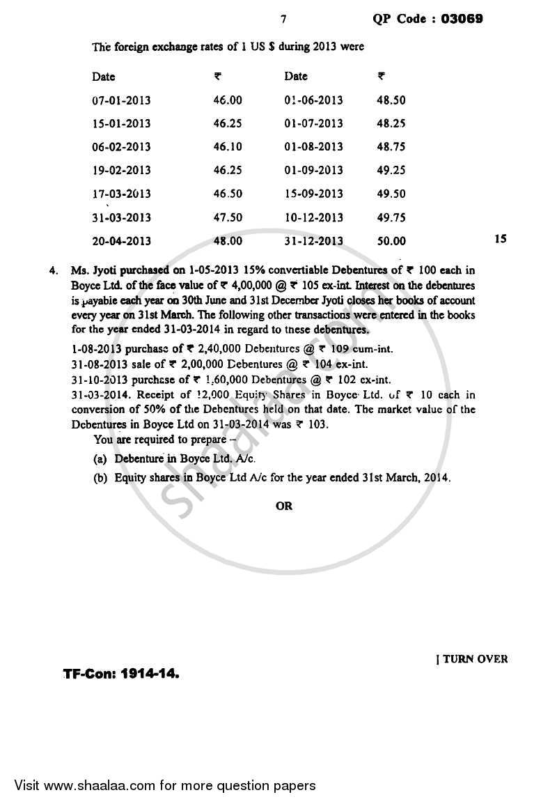 Cost Accounting Introduction and Basic Concepts (Financial Accounting and Auditing 6) 2014-2015 - B.Com. - Semester 5 (TYBAF) - University of Mumbai question paper with PDF download