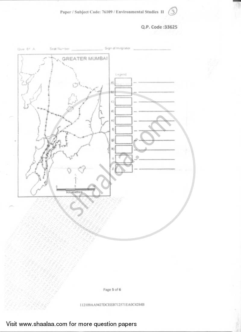 Environmental Studies 2018-2019 - B.Com. - Semester 2 (FYBcom) - University of Mumbai question paper with PDF download