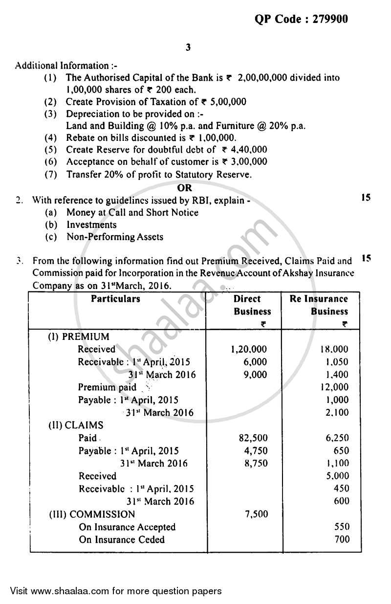 Financial Reporting and Analysis 2016-2017 - B.Com. - Semester 5 (TYBBI) - University of Mumbai question paper with PDF download