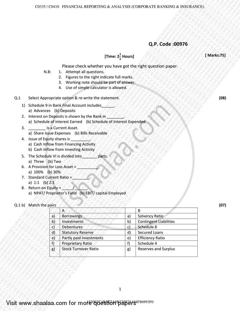 Financial Reporting and Analysis 2017-2018 - B.Com. - Semester 5 (TYBBI) - University of Mumbai question paper with PDF download