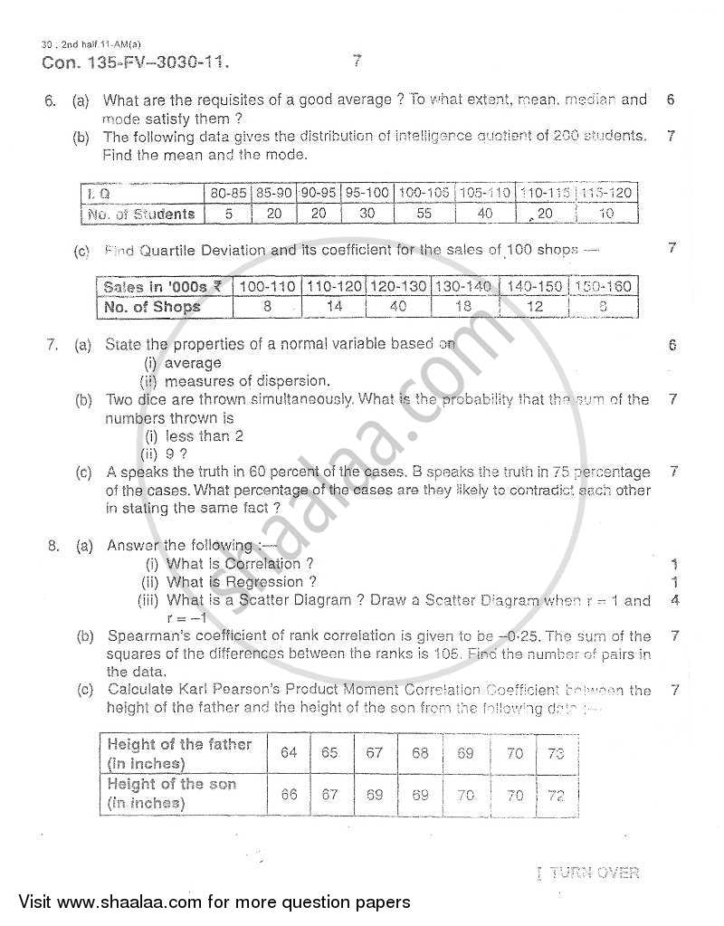 Mathematical and Statistical Techniques 2011-2012 - B.Com. - 1st Year (FYBcom) - University of Mumbai question paper with PDF download