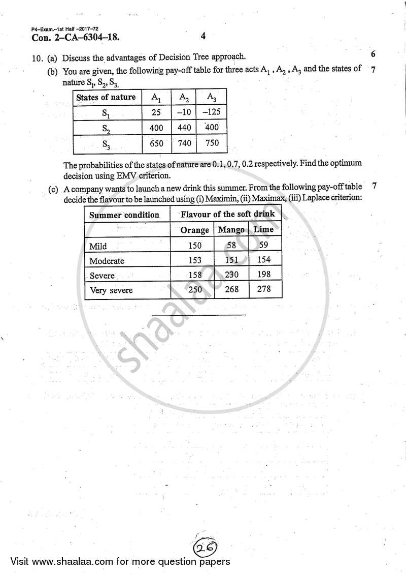 Mathematical and Statistical Techniques 2017-2018 - B.Com. - Semester 2 (FYBcom) - University of Mumbai question paper with PDF download