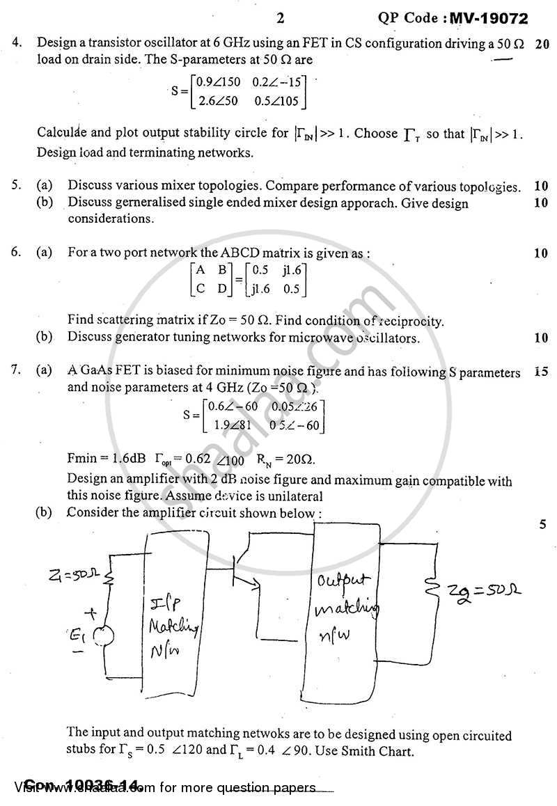 Advance Microwave Engineering 2013-2014 - B.E. - Semester 8 (BE Fourth Year) - University of Mumbai question paper with PDF download