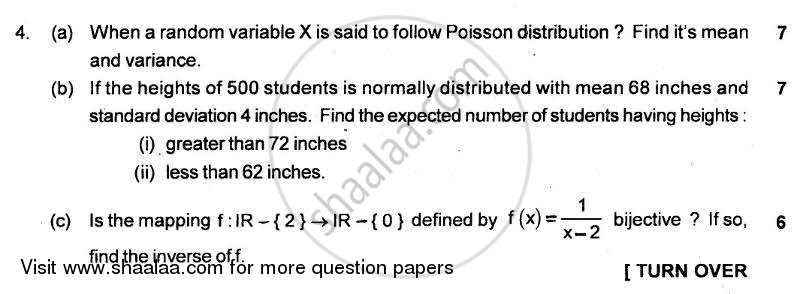 Advanced Engineering Mathematics 2010-2011 - B.E. - Semester 4 (SE Second Year) - University of Mumbai question paper with PDF download