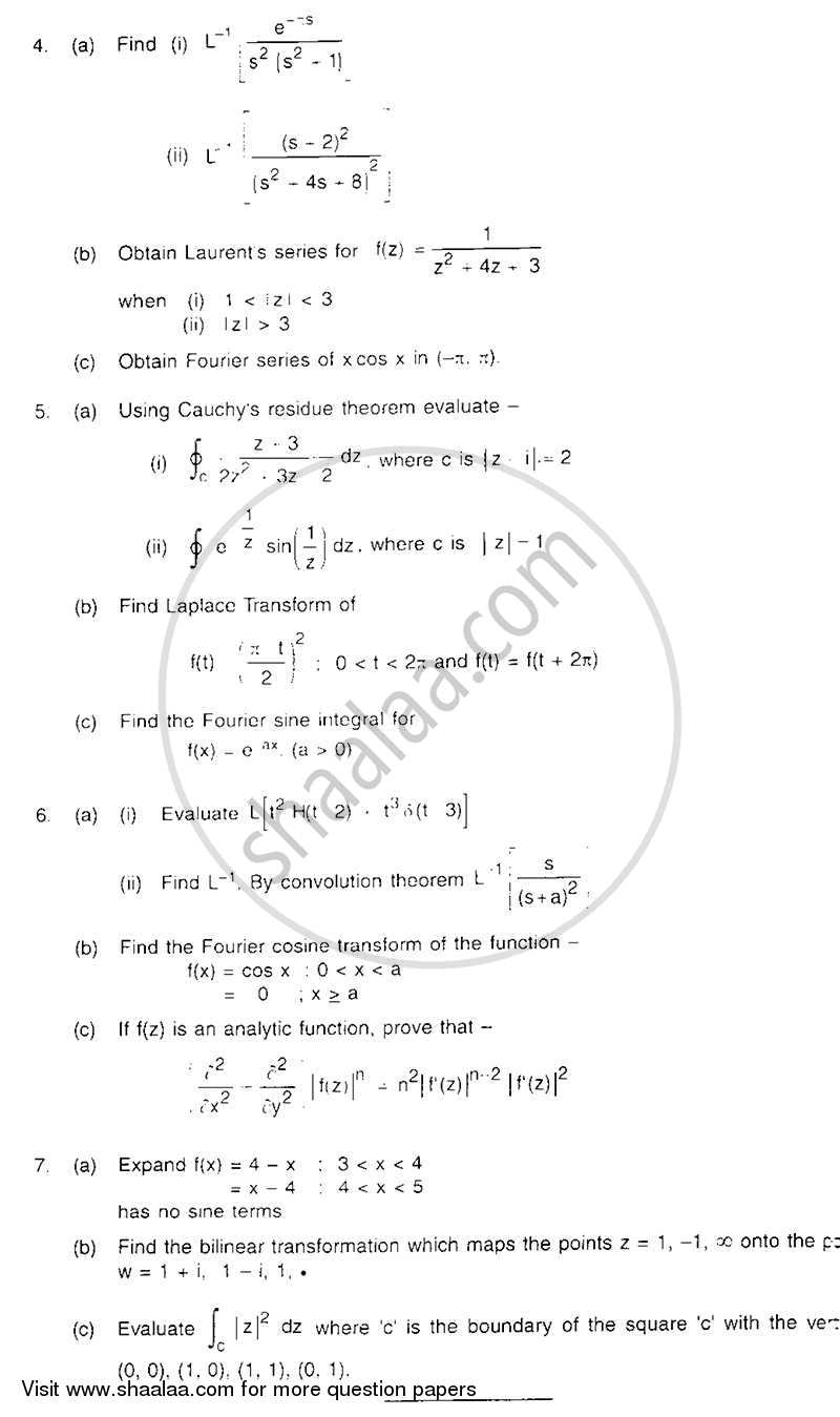 Applied Mathematics 3 2008-2009 - B.E. - Semester 3 (SE Second Year) - University of Mumbai question paper with PDF download