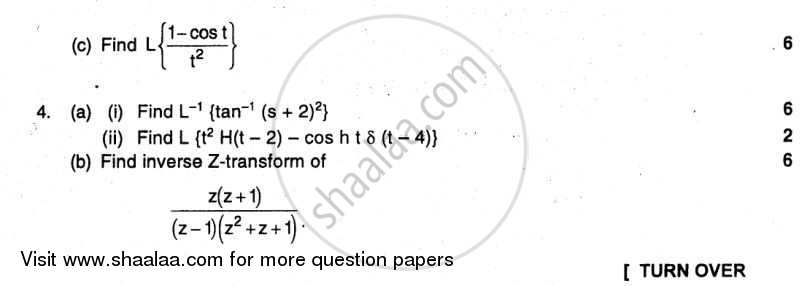 Applied Mathematics 3 2011-2012 - B.E. - Semester 3 (SE Second Year) - University of Mumbai question paper with PDF download