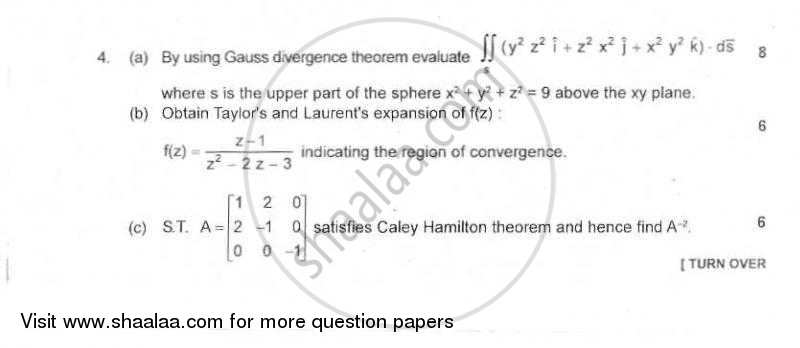 Applied Mathematics 4 2010-2011 - B.E. - Semester 4 (SE Second Year) - University of Mumbai question paper with PDF download