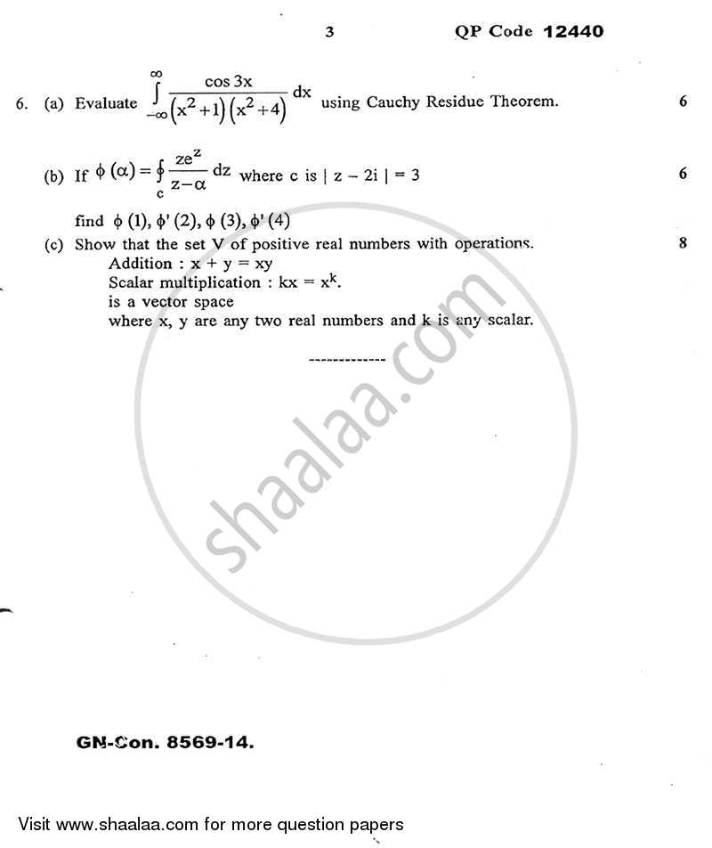 Applied Mathematics 4 2014-2015 - B.E. - Semester 4 (SE Second Year) - University of Mumbai question paper with PDF download