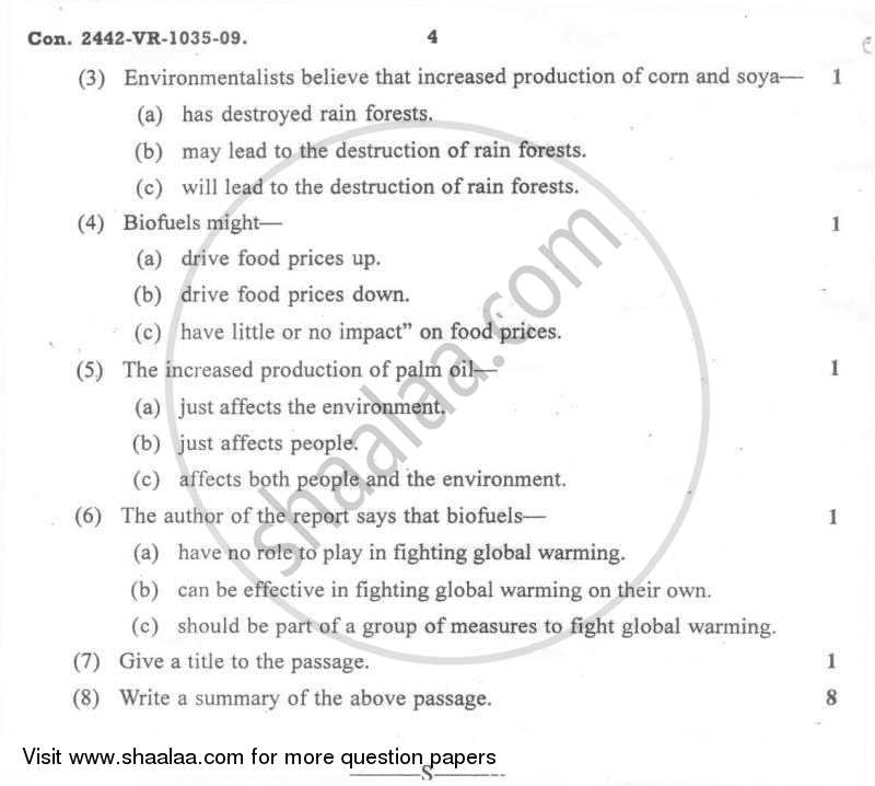 Communication Skills 2008-2009 - B.E. - Semester 2 (FE First Year) - University of Mumbai question paper with PDF download