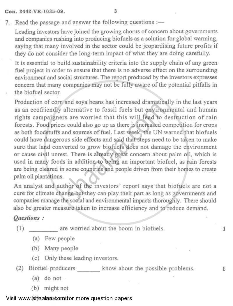 Communication Skills 2008-2009 - B.E. - Semester 2 (FE First Year) - University of Mumbai question paper with PDF download