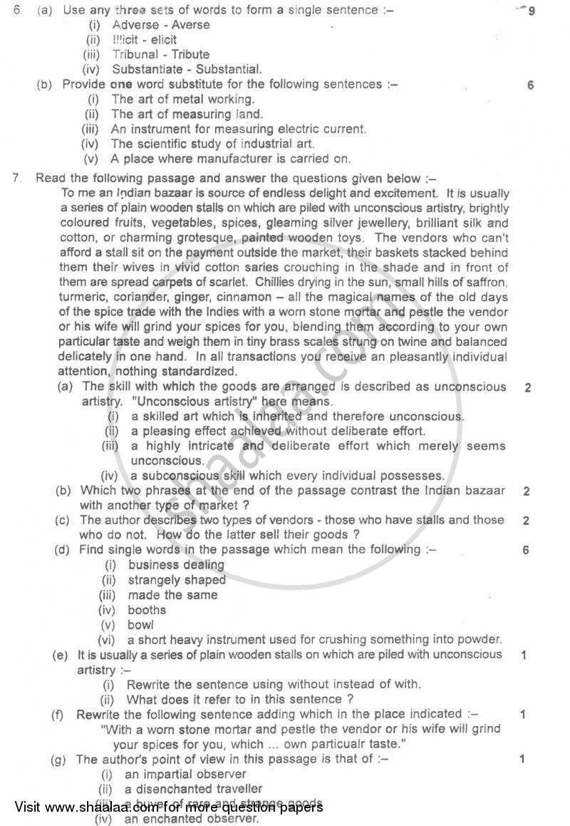 Communication Skills 2009-2010 - B.E. - Semester 2 (FE First Year) - University of Mumbai question paper with PDF download