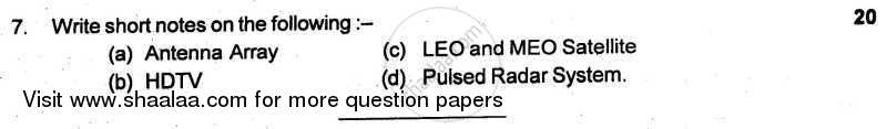 communication Systems and Applications 2010-2011 - B.E. - Semester 6 (TE Third Year) - University of Mumbai question paper with PDF download