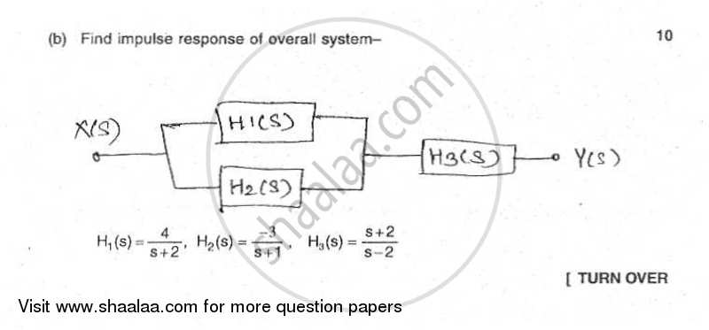 Continuous Time Signals and System 2010-2011 - B.E. - Semester 5 (TE Third Year) - University of Mumbai question paper with PDF download