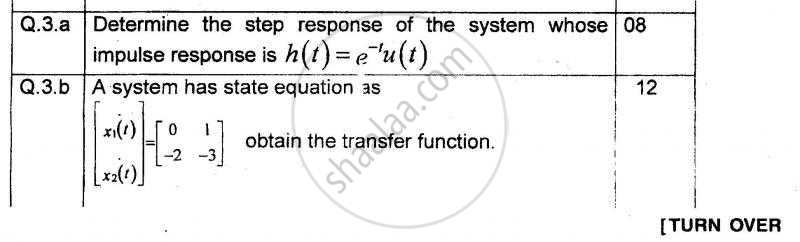 Continuous Time Signals and System 2010-2011 - B.E. - Semester 5 (TE Third Year) - University of Mumbai question paper with PDF download