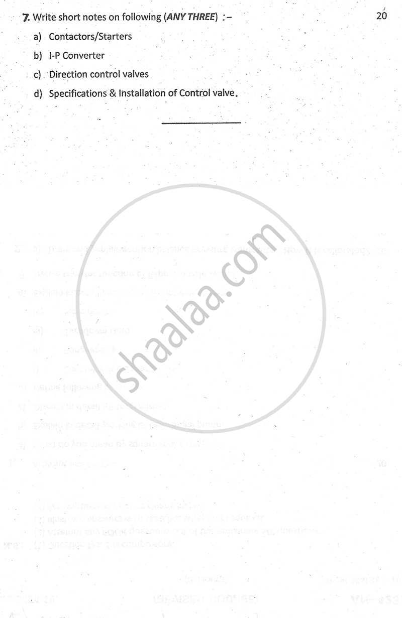 Control System Components 2009-2010 - B.E. - Semester 5 (TE Third Year) - University of Mumbai question paper with PDF download