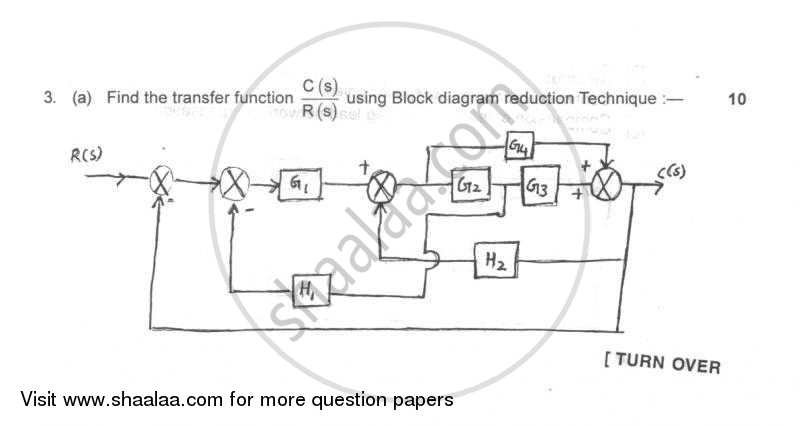 Control System 2009-2010 - B.E. - Semester 3 (SE Second Year) - University of Mumbai question paper with PDF download