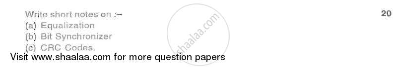 Digital Communication 2011-2012 - B.E. - Semester 5 (TE Third Year) - University of Mumbai question paper with PDF download