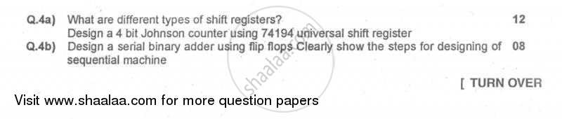 Digital System Design -2 2006-2007 - B.E. - Semester 4 (SE Second Year) - University of Mumbai question paper with PDF download