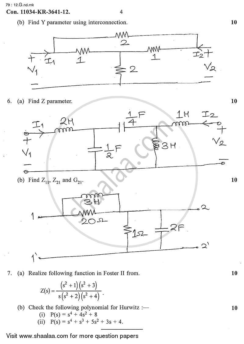 Electrical Network Analysis and Synthesis 2012-2013 - B.E. - Semester 3 (SE Second Year) - University of Mumbai question paper with PDF download