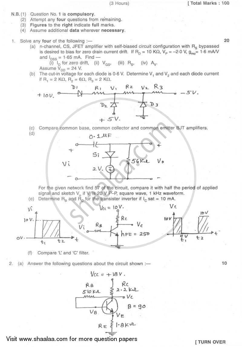 Electrical Circuit Analysis Questions And Answers Pdf