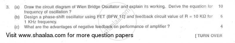 Electronic Circuit Analysis and Design 2005-2006 - B.E. - Semester 4 (SE Second Year) - University of Mumbai question paper with PDF download
