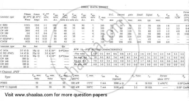Electronic Devices and Circuits 2 2007-2008 - B.E. - Semester 4 (SE Second Year) - University of Mumbai question paper with PDF download